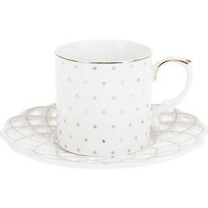 Кофейный набор 4 предмета Best Home Porcelain Золотой дождь (1210108)