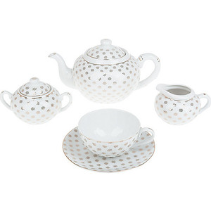 Чайный сервиз 15 предметов Best Home Porcelain Золотой каприз (M1270477)