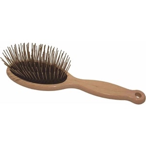 Щетка 1 All Systems Pin Brush Large Black Pad овальная большая зубцы 35мм для средней и длинной шерсти животных (черная подушечка) пуходерка furminator slicker brush large soft большая мягкая двухсторонняя зубцы 15мм