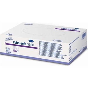 Перчатки Hartmann Peha-soft Nitrile S диагностические нитриловые без пудры 100шт