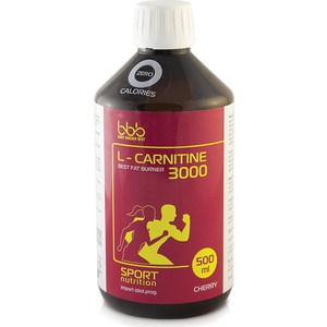 Сжигатель жира BBB L-Carnitine 3000 Liquid вишня Zero Calories (жидкие концентраты) 500 мл