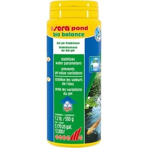 Препарат SERA POND BIO BALANCE KH/pH Stabilizer для стабилизации параметров воды в пруду 550г препарат sera pond toxivec pollutants remover для удаления загрязняющих веществ из прудовой воды 500мл