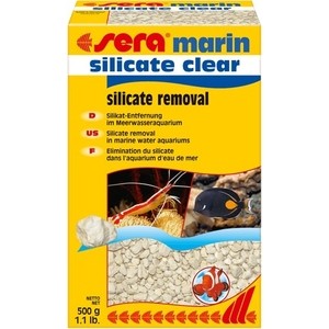 Наполнитель SERA MARIN SILICATE CLEANER Silicate Remover поглотитель силикатов для морских аквариумов 500г