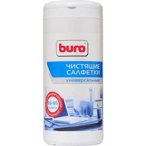 Чистящие средство Buro BU-Tmix чистящие салфетки универсальные туба 50 шт влажных 50 шт сухих