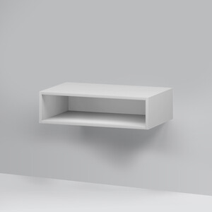 Полка Am.Pm Gem Open-space для базы, подвесной, 75 см, белый глянец (M90OHX0750WG)