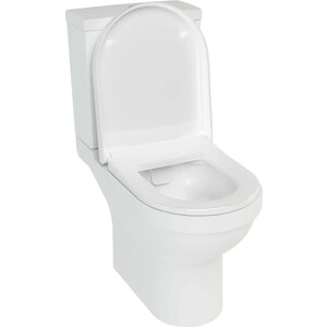 Унитаз-компакт Vitra D-Light Open-Back, Rimless микролифт, арматура Geberit (9014B003-7209) open back solid skinny bodysuit