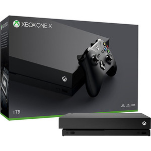 все цены на Игровая приставка Microsoft XBox One X 1Tb черная онлайн