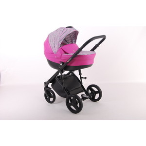 Коляска 2 в 1 Lonex Comfort Galaxy COMF-G-11 (розовый/зигзаг) коляска 2 в 1 lonex comfort galaxy comf g 09 бирюза зигзаг