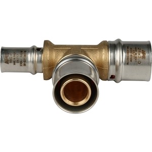 Тройник STOUT переходной 26х26х16 для металлопластиковых труб прессовой (SFP-0005-262616) Тройник STOUT переходной 26х26х16 для металлопластиковых труб прессовой (SFP-0005-262616)