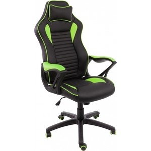 Компьютерное кресло Woodville Leon черное/зеленое