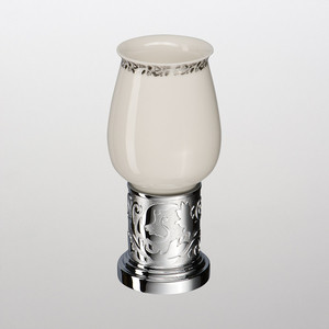 все цены на Стакан (керамика) Schein Carving (7065013) хром онлайн