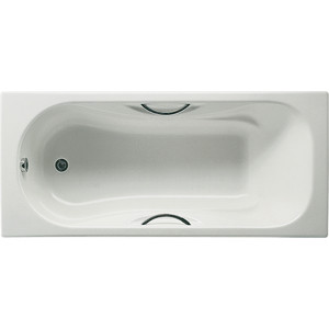Чугунная ванна Roca Malibu 170x70 antislip с отверстиями для ручек (A2333G0000)