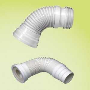 Армированная труба Wirquin Jollyflex D110 мм для унитаза 240-390 мм push-fit (71080102)
