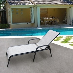 где купить Шезлонг-лежак Afina garden Бирма-2 MC-2051B beige по лучшей цене