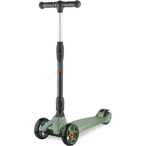 Самокат-кикборд NOVATRACK RainBow подростковый складной max 80кг хаки