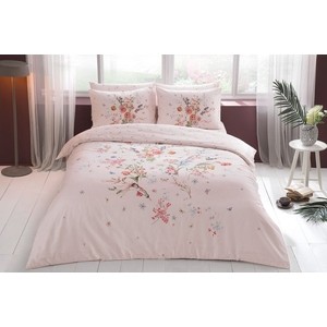 Комплект постельного белья TAC 2-х сп, сатин, Martha V01-pembe, розовый (4044-67720)