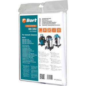 все цены на Мешки для пылесоса Bort BB-30U (5шт) онлайн