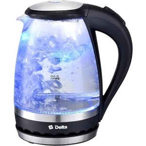 все цены на Чайник электрический Delta DL-1202 черный онлайн