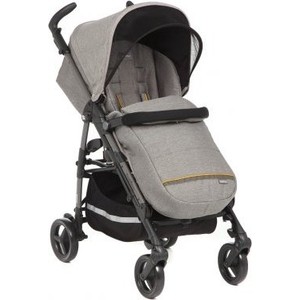 Коляска прогулочная Peg-Perego Si Completo, шасси DARK GREY цвет Luxe Grey, серо-бежевый