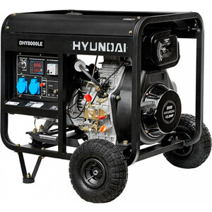 Генератор дизельный Hyundai DHY8000LE + колёса