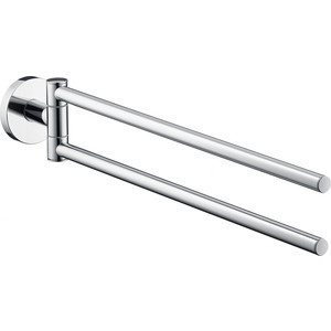 Полотенцедержатель Hansgrohe Logis двойной (40512000)