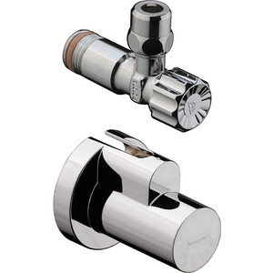 Вентиль Hansgrohe угловой с кожухом хром (13954000)