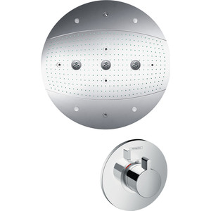 Верхний душ Hansgrohe Raidance Rainmaker с подсветкой (28404000)