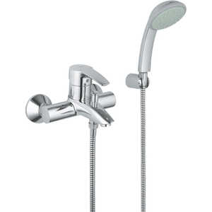 Смеситель для ванны Grohe Eurostyle с душевым гарнитуром tempesta duo (33592001)