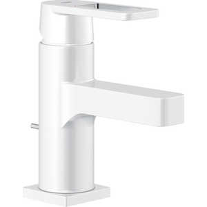 Смеситель для раковины Grohe Quadra с донным клапаном белый (32631LS0)