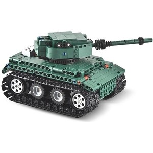 Конструктор Double E Cada Technics Танк Tiger 1, 313 деталей, пульт управления - C51018W