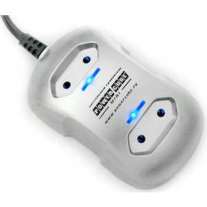 Сетевой фильтр Power Cube PCM-2S mini 1.8м 2 розетки, silver