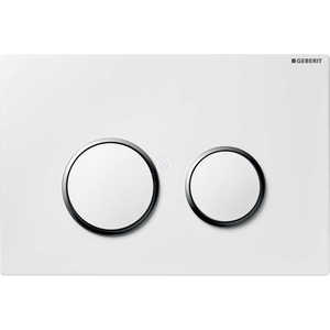 Клавиша смыва Geberit Up320/720 10-vp2 Sigma 20 белая/хром глянец (115.778.KJ.1)