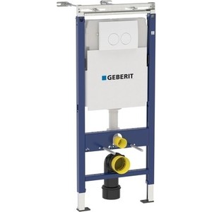 Инсталляция Geberit Duofix smart для унитаза 4в1 клавиша белая (458.162.11.1)