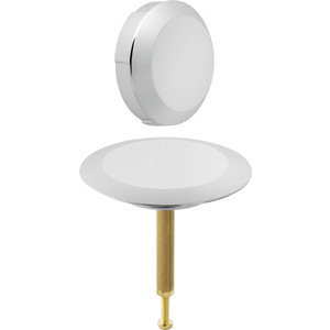 Комплект Geberit 640-VP4/80-VP3/10-VP2 Wings поворотная ручка и крышка сливного отверстия для ванны (150.221.21.1)