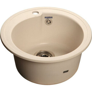 Мойка кухонная GranFest гранит D450 (Gf-R450 белая)