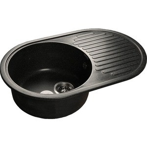 Мойка кухонная GranFest гранит 730x460 (Gf-R730L черная)